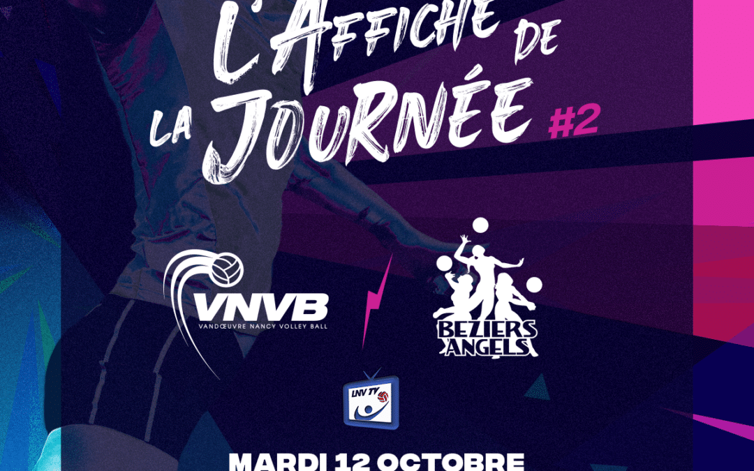 MATCH J2 A DOMICILE : VNVB / BEZIERS le Mardi 12 octobre 2021 à 20h